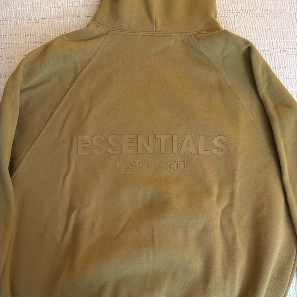 Fear of God Essentials Mustard Hoodie